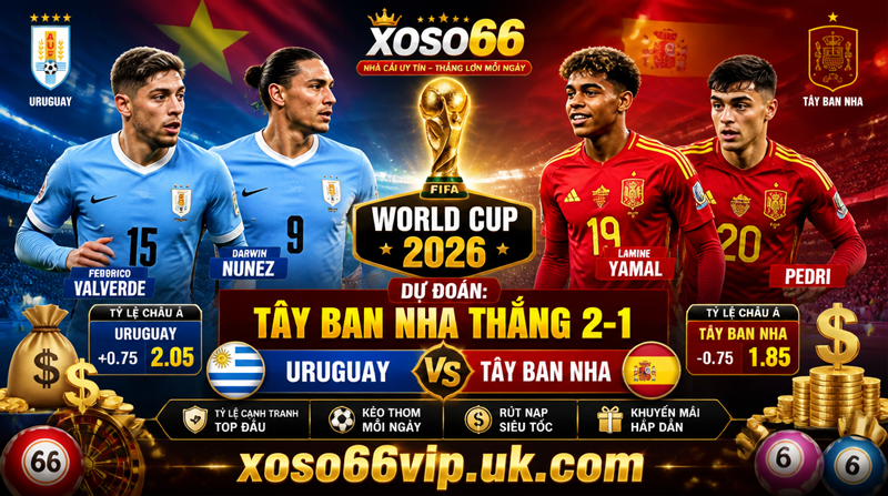 Du Doan Uruguay vs Tay Ban Nha World Cup 2026